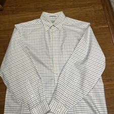 LL Bean dress Men's Wrinkle Resistant 15 1/2-33 Button Down Shirt