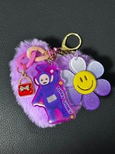 Teletubbies Tinky Winky Jingle Keychain Bag Charm Key Charm Strap Keyring