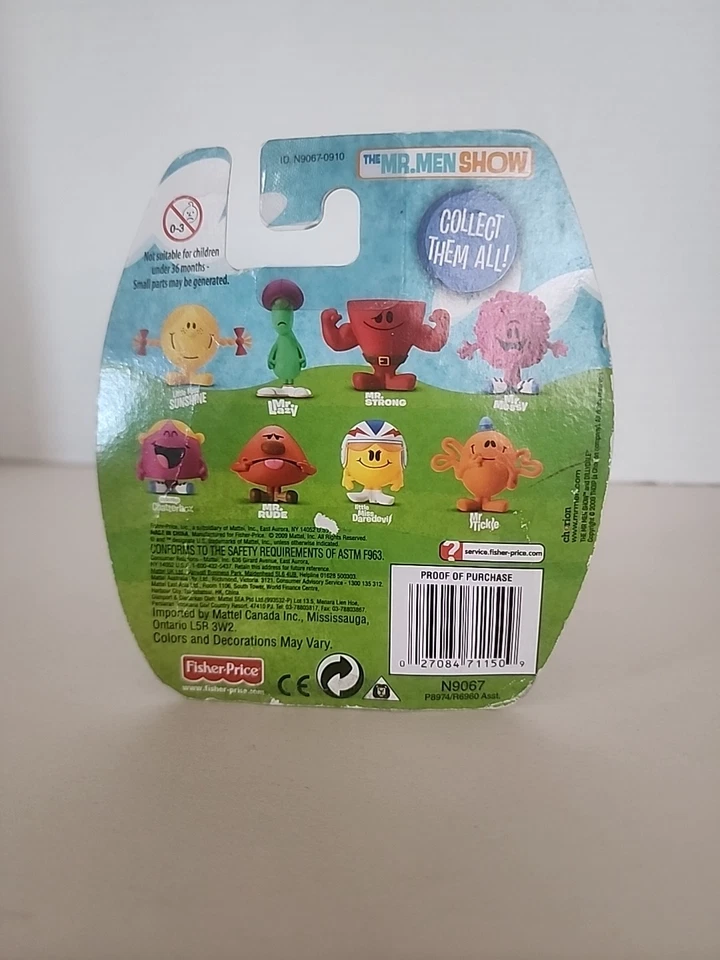 Figura de juguete Mr. Bump Fisher Price Mattel Mr Men Little Miss. 2009 Foto 4 de 4