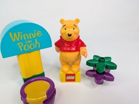 Lego Duplo Disney Winnie the Pooh's House #2981 Honeypot 8pc Set 1999 COMPLETE!