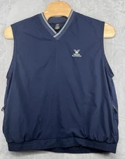 Vintage Nike Gold Pawleys Plantation Blue Sleeveless Pullover Vest Men’s Size XL