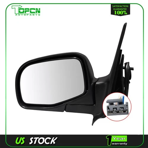 Power Mirror Front Driver Side Manual Fold Black Fit For 1993-2005 Ford Ranger