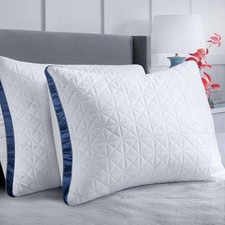 Pillows Queen Size Set of 2, Queen Pillows 2 Pack, Cooling Hotel Luxury Pillo...