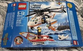 Lego City 60013 Coast Guard Helicopter - 100% Complete With Box & Manual (L5)