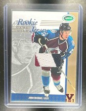 2003-04 Parkhurst John-Michael Liles Game Used Rookie Jersey MEM Vault 1/1 SP