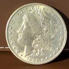 1896-O Morgan silver dollar