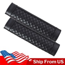 1pair Leather Car Seat Belt Cover Safety Cushion Harness Strap Shoulder Pad Usa 1pair Leather Car Seat Belt Cover Safety Cushion Harness Strap Shoulder Pad Usa