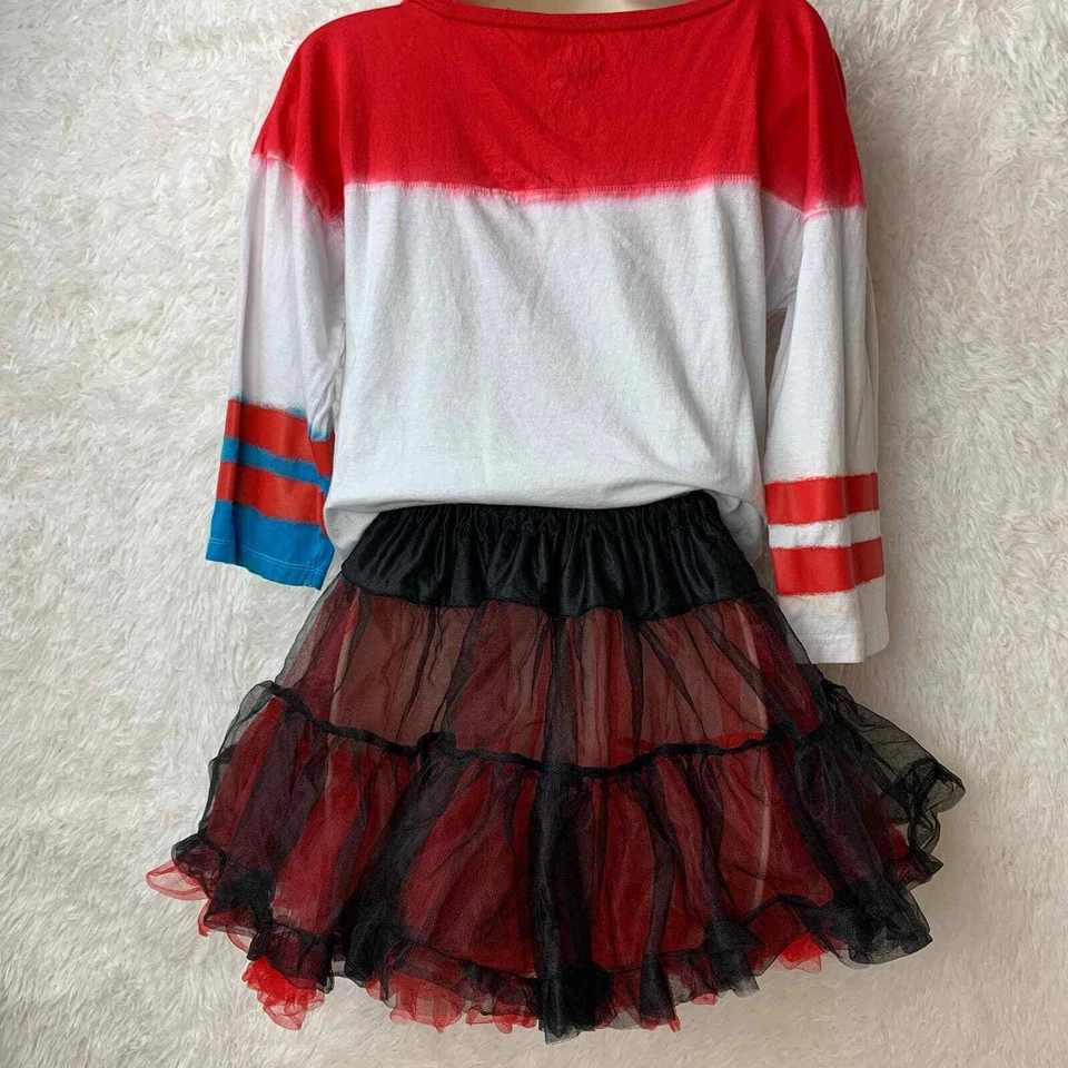 Tutu 红色和黑色衬裙 均码 适合 最弹性 腰部 Spirit 万圣节 — 第 2/4 张图片
