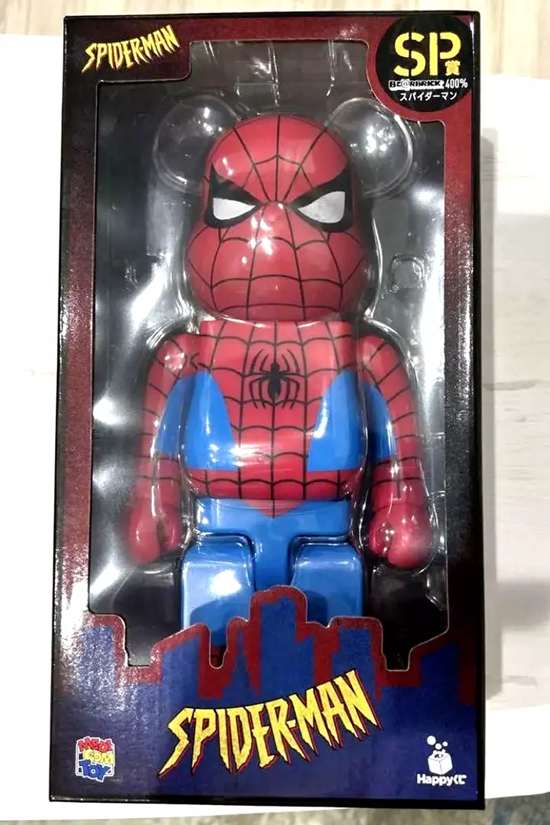 MEDICOM TOY BE@RBRICK Bearbrick Spider Man 400% spiderman Limited BOX NEW