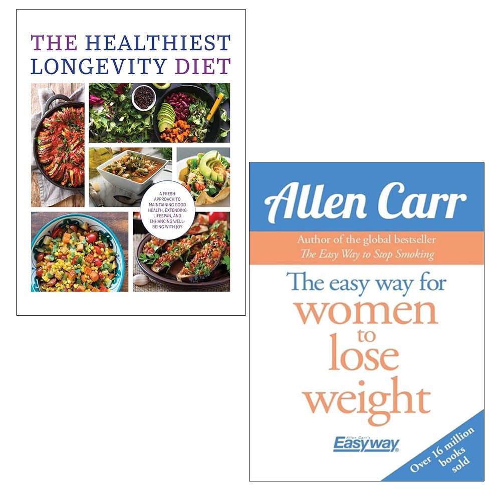 Healthiest Longevity Diet, Easy Way for Women to Lose Weight 2 Books Set