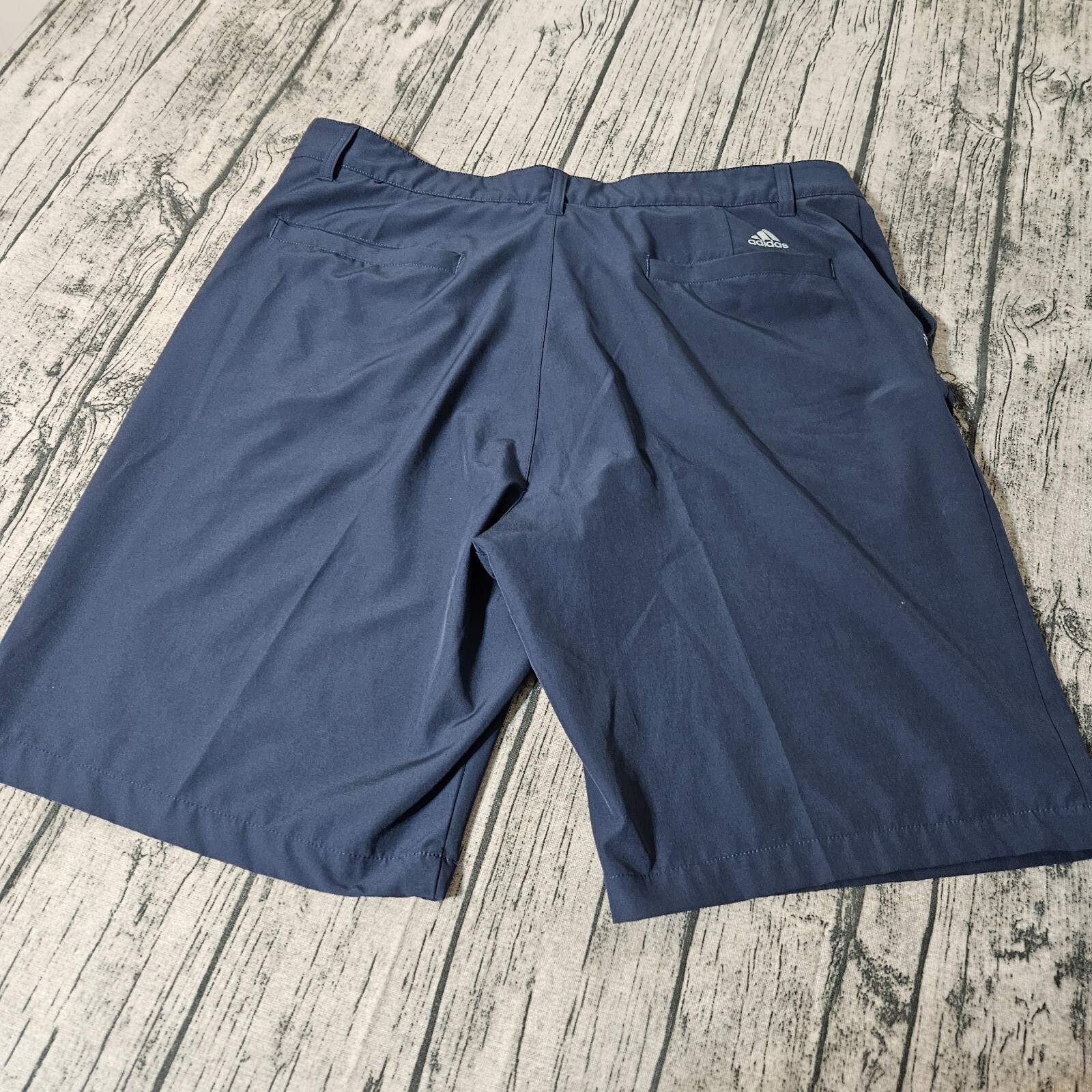 Adidas Go To Golf Shorts Men 38w Blue 5 Pocket Chino Flat Front Stretch 10 In thumbnail 3