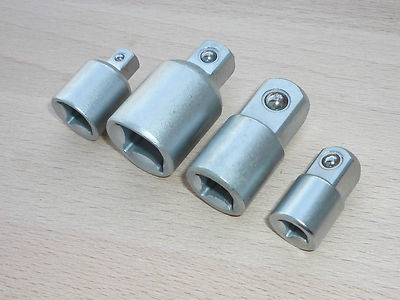 Adapter für Ratschen- Satz  4tlg. Steck-Nuss 1/4'' 3/8'' 1/2''  Steckschlüssel 