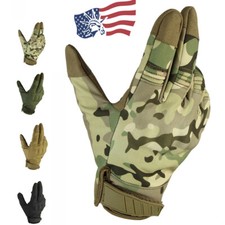 Military Tactical Full Finger Cycling Hunting Gloves Touch Screen Gear Gloves