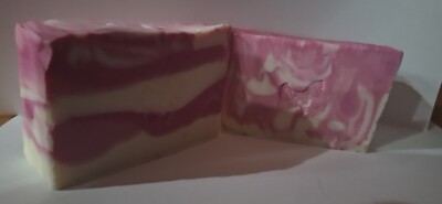 Valentines Day All Natural Soap, Cold Pressed goats milk soap, Rose scented.