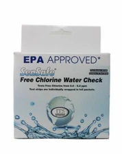 SenSafe® Free Chlorine Water Check Test Strips - FOIL PACKETS