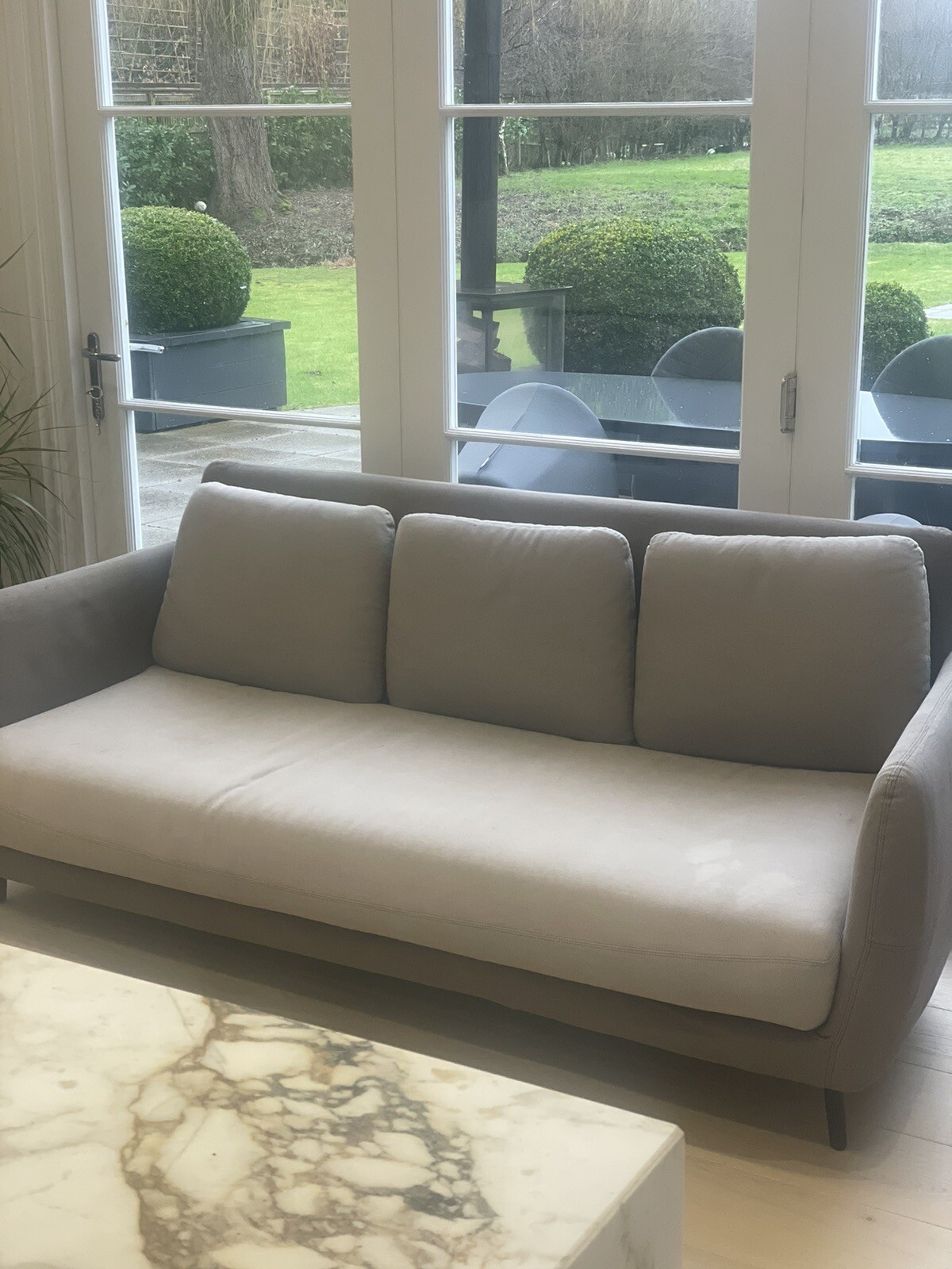 Stylish Habitat grey sofa eBay