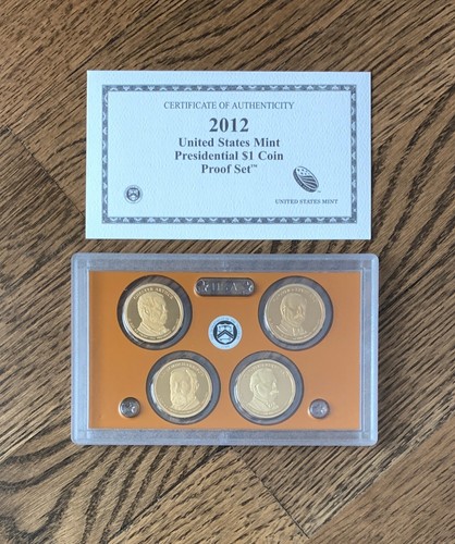 2012 Estados Unidos Presidencial como nuevo juego de prueba de monedas de $1 con certificado de autenticidad - Imagen 2 de 2