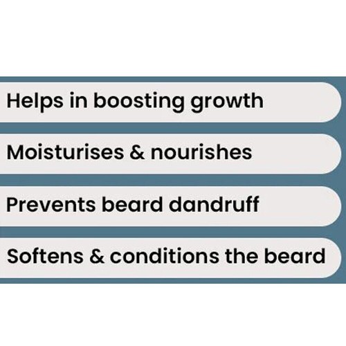 Beard Hair Growth Oil for Men Grooms Beard Mustache Boosts 60 ml - AU FAST SHIP - Picture 11 of 17