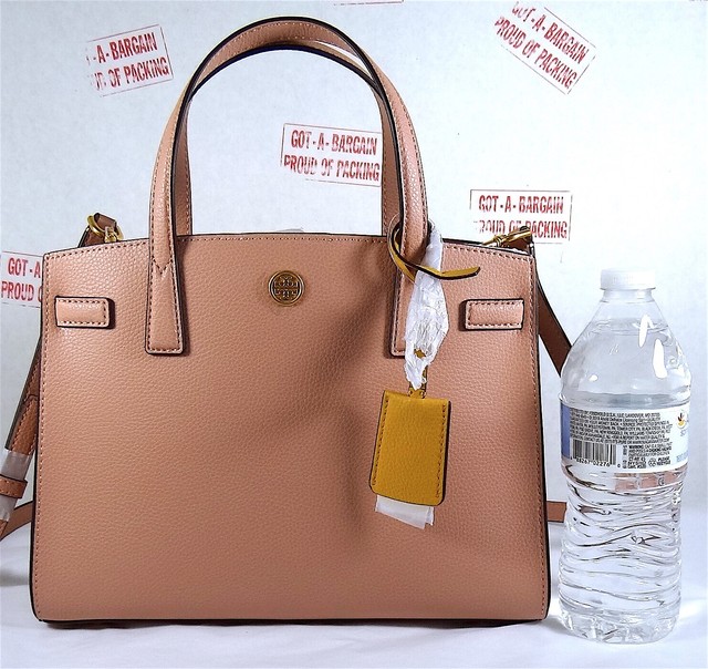 small walker leather satchel tory burch