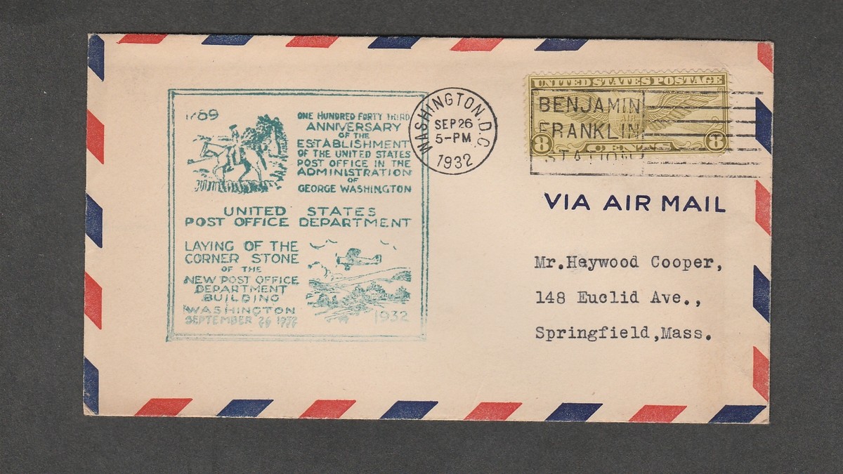 KAPPYSSTAMP KS1126 C17 LAYING THE CORNER STONE OF NEW PO