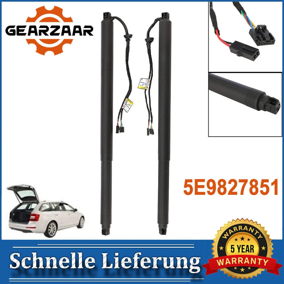 Für Skoda Octavia III Kombi 5E5 BJ. 13-21 Gasfeder Heckklappe Powerlift--Paar