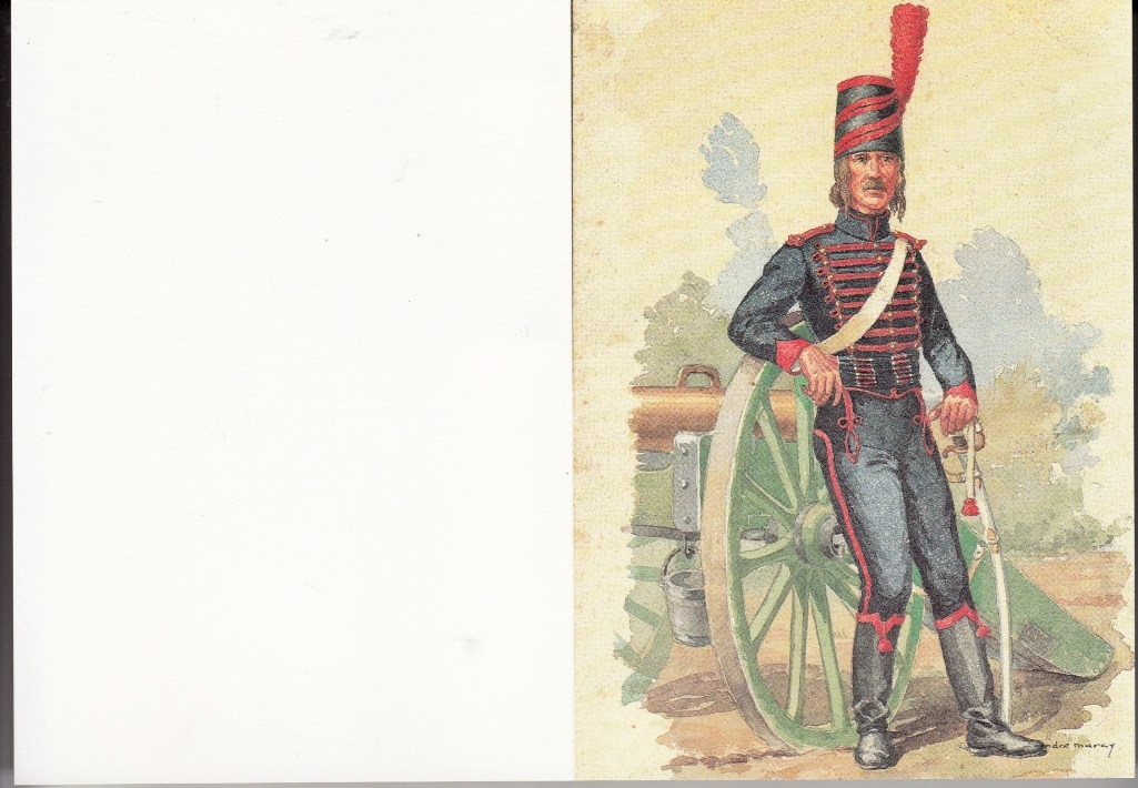 Timbre militaire Carte Artillerie de campagne (D'occasion) à La Chaux