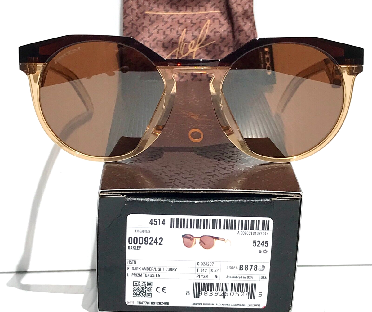NEW Oakley HSTN Dark Amber Light Curry PRIZM Tungsten Lens