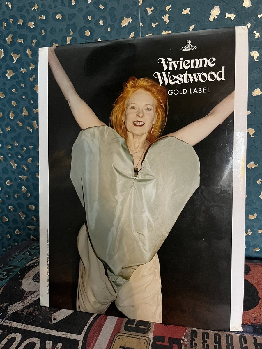 VIVIENNE WESTWOOD 2010 Gold Label Cardboard Poster collectors rare