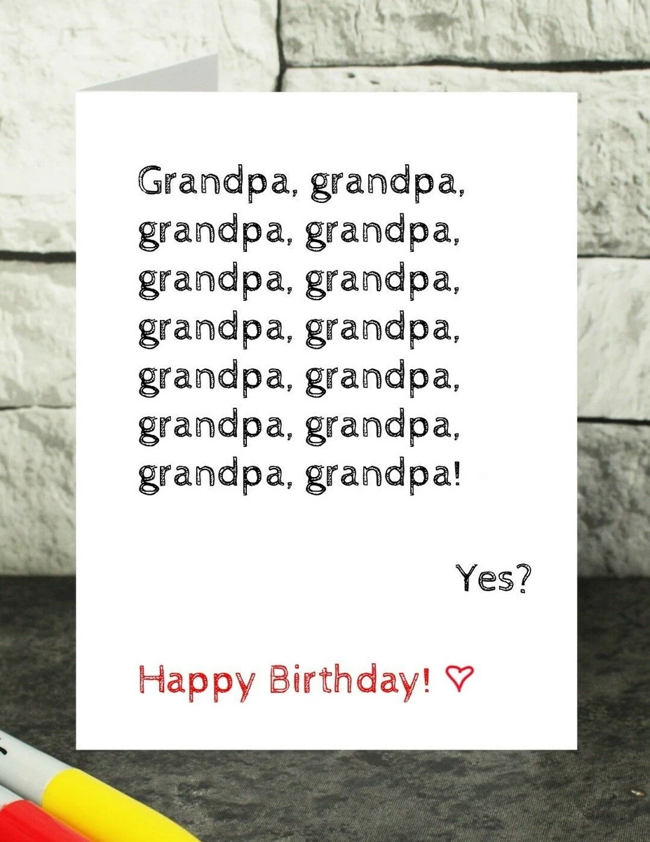 Grandpa Birthday Jokes