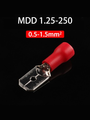 100sets Insulated female male butt joint wire connector crimping spring insert - Picture 10 of 12