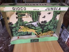 Atlantic GIOCO DELLA GIUNGLA con PISTOLA MERCURY CENTER Giocattolo + Box anni 70