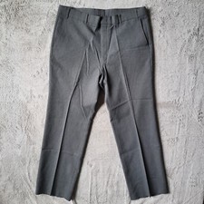 Vintage Levi's Action Slacks Men's 38x31 Gray Front Pleated Slacks 90s