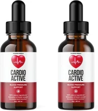(2 Pack) Cardio Active - Healthy Blood Sugar Support Supplement Drops - 60 ML