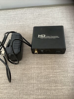 HDMI to DVI Video & Audio Converter Sound Adapter 3.5mm RCA Coaxial ...