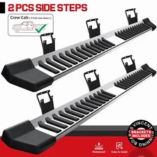 FIT 2017-2025 FORD F250 SUPERDUTY CREW CAB 6" RUNNING BOARD SIDE STEP NERF BAR V