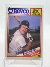 1988 Topps Revco Wade Boggs Red Sox
