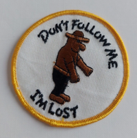 Don't Follow Me I'm Lost 7,5 Cm AufnäHer Patch Neu (M140)