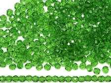 300 Preciosa Czech Glass Fire Polished Round Beads 6mm Peridot, lt.green color