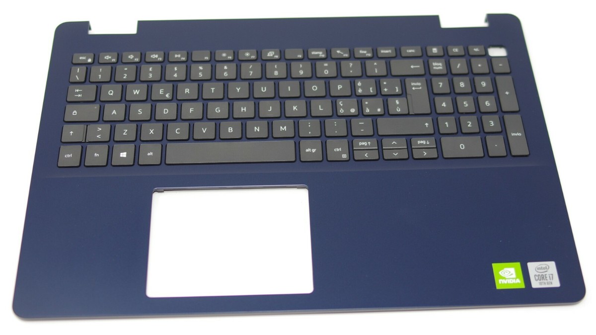 Dell Inspiron 5593 Palmrest USB-C Italian QWERTY Keyboard Assembly