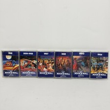 Time Life Music The Rock N Roll Era Cassette Lot 6 Tapes 1950'S AND 60'S
