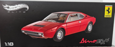 Limited Edition Red Ferrari 308 GT4 Dino Hot Wheels Elite 14439 1