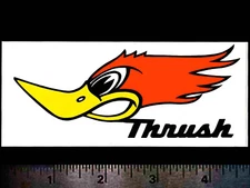 THRUSHGlasspack Mufflers - Original Vintage 1970's Racing Decal/Sticker
