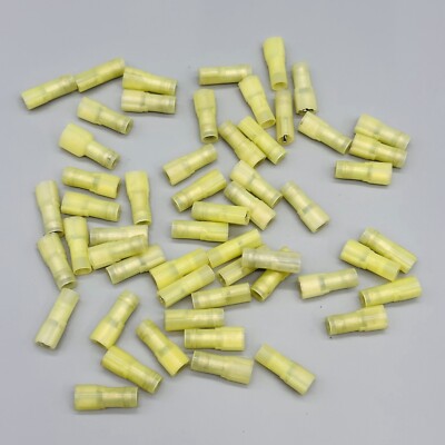 [Bag of 55] Imperial Nycrimp Female Quick Disconnect Terminal, Yellow, 12-10 AWG