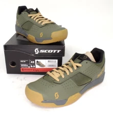 Scott MTB AR Mountain Bike Flat Pedal Shoes Moss Green Men's Size 9.5 US / 43 EU