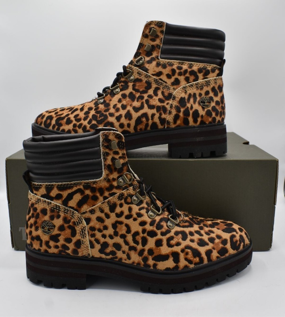 Timberland Womens Size 8.5 London Square Leather Leopard Timberland Womens Size 8.5 London Square Leather Leopard