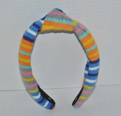 NWOT LELE SADOUGHI ORANGE MULTI TERRY KNOTTED HEADBAND  display picture 2