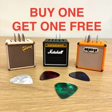 MINI Guitar Amp Pick Holders Gibson Marshall Orange Fender Tweed Fender Black