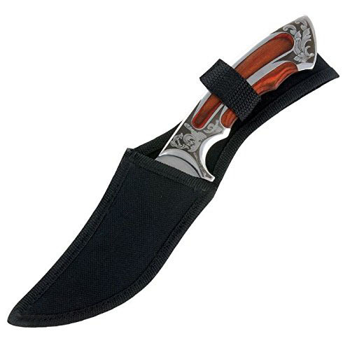 Executive Ridge Bowie Knife Wood Grips Trail Runner Elite Full Tang AUS-6 Steel - Picture 6 of 6