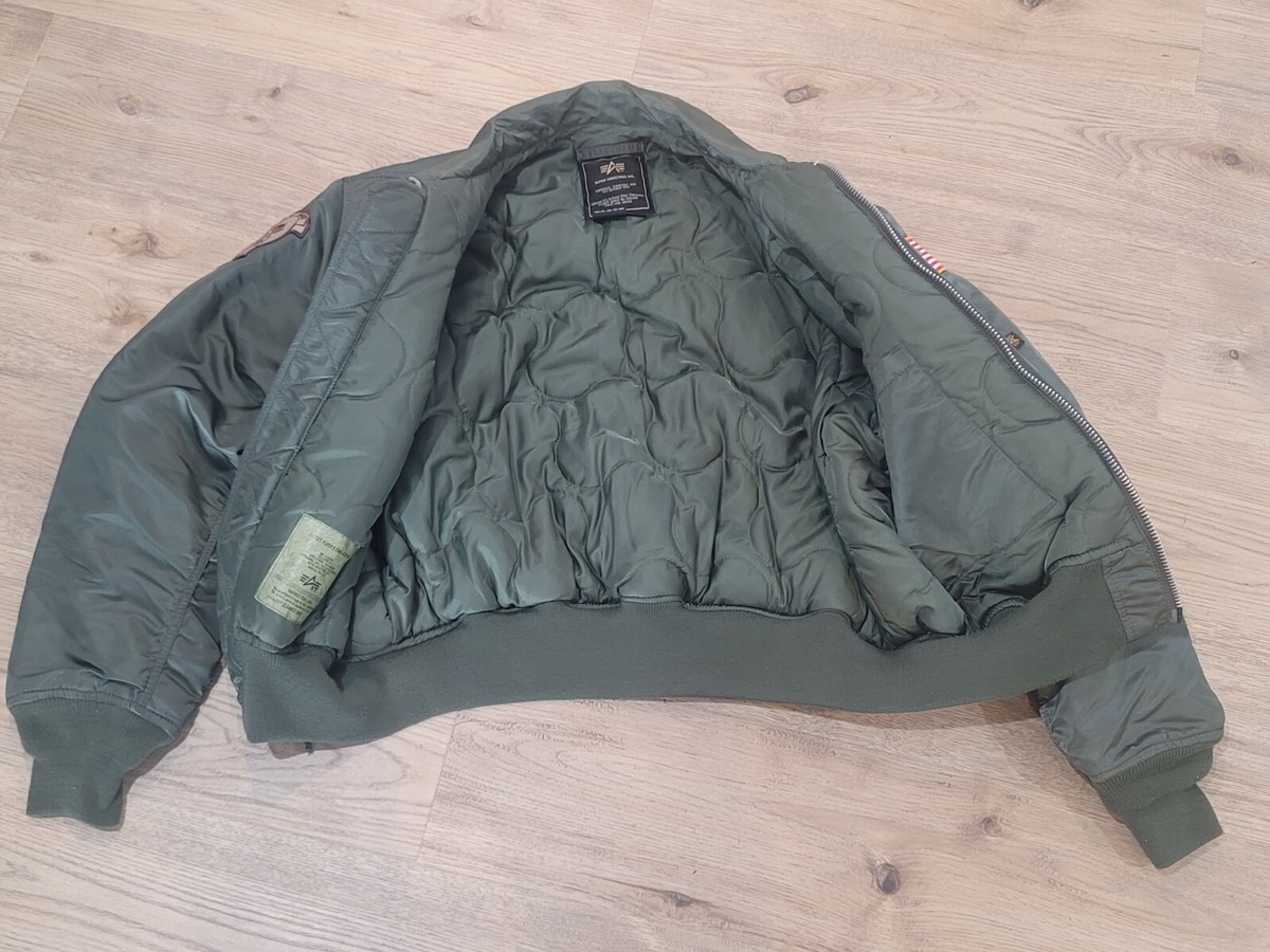 【XLサイズ】USA製 Alpha Flight Jacket CWU-45P Alpha Black CWU-45P Flight Jacket- US Wings, Inc.