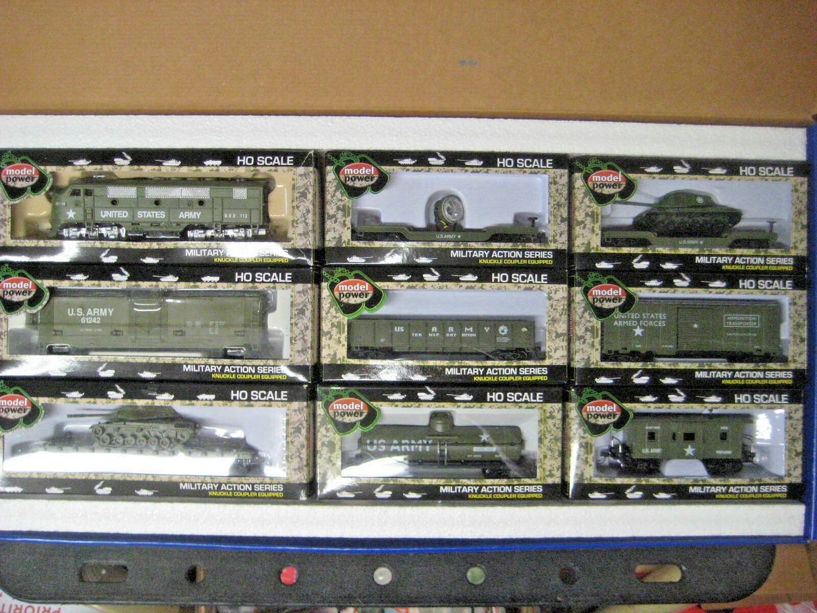 ho military train set